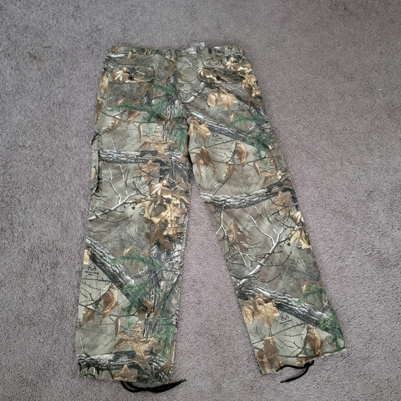 Realtree Pull On Camouflage Cargo Pants Hunting XLarge Womens - Picture 5 of 7